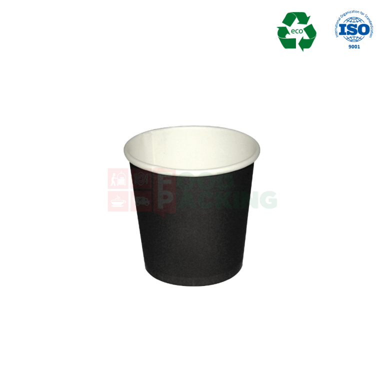 4 OZ Back Single Wall  Paper Cup 100 ml
