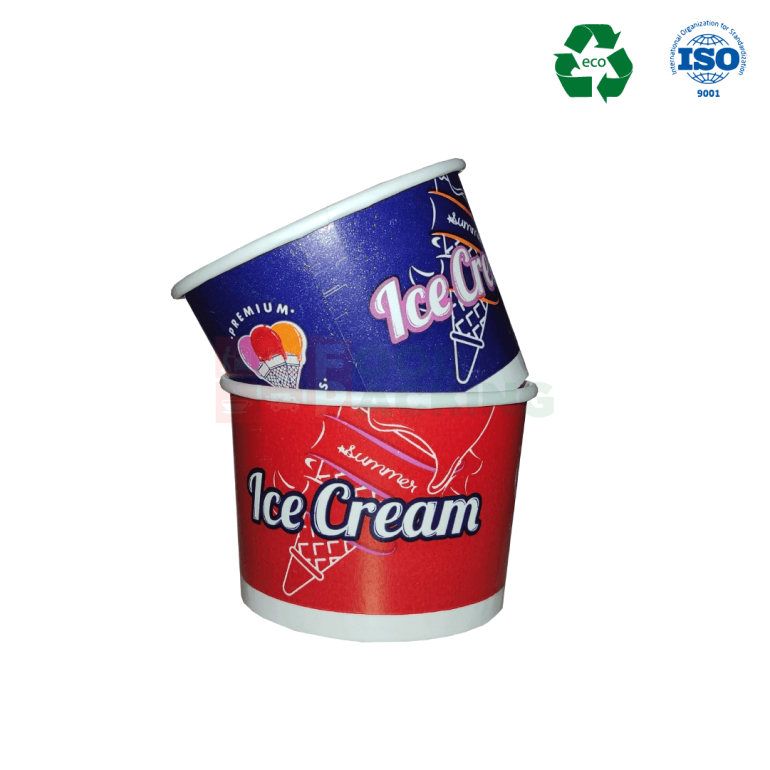 Cardboard Ice cream container 200 cc