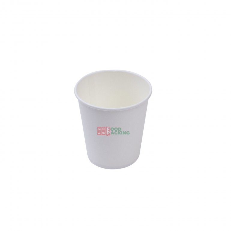 Single Wall Paper Cup 6.5 OZ (White)