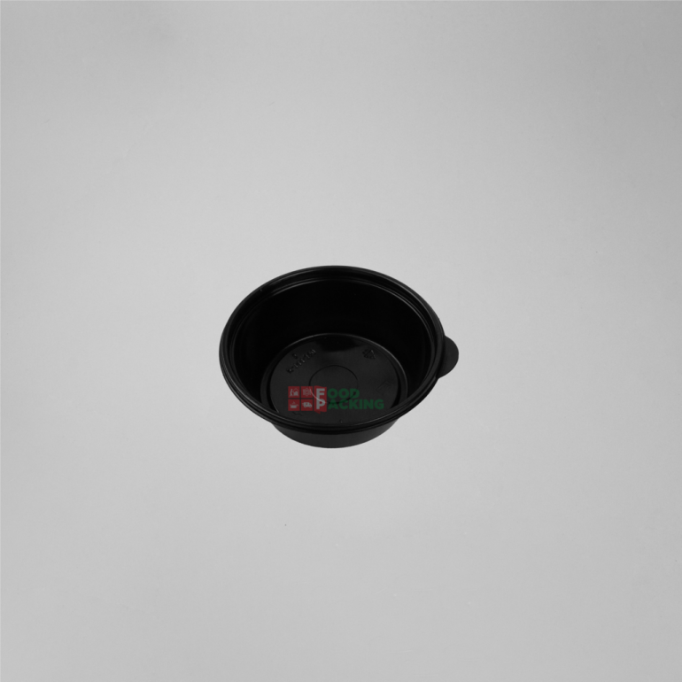 Black D 144 Container with lid (350 ml)
