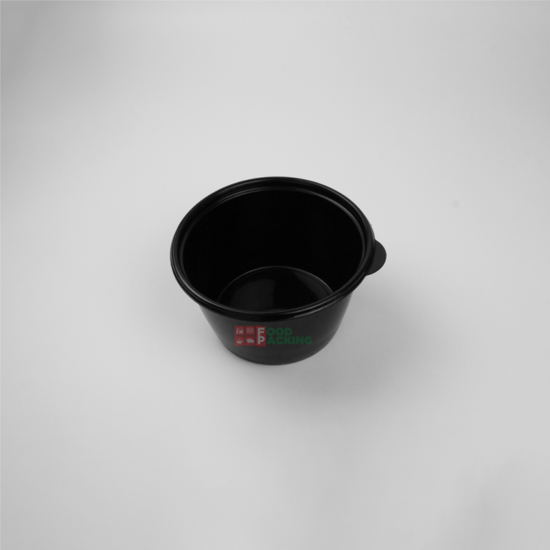 Black D 144 Container with lid (750 ml)