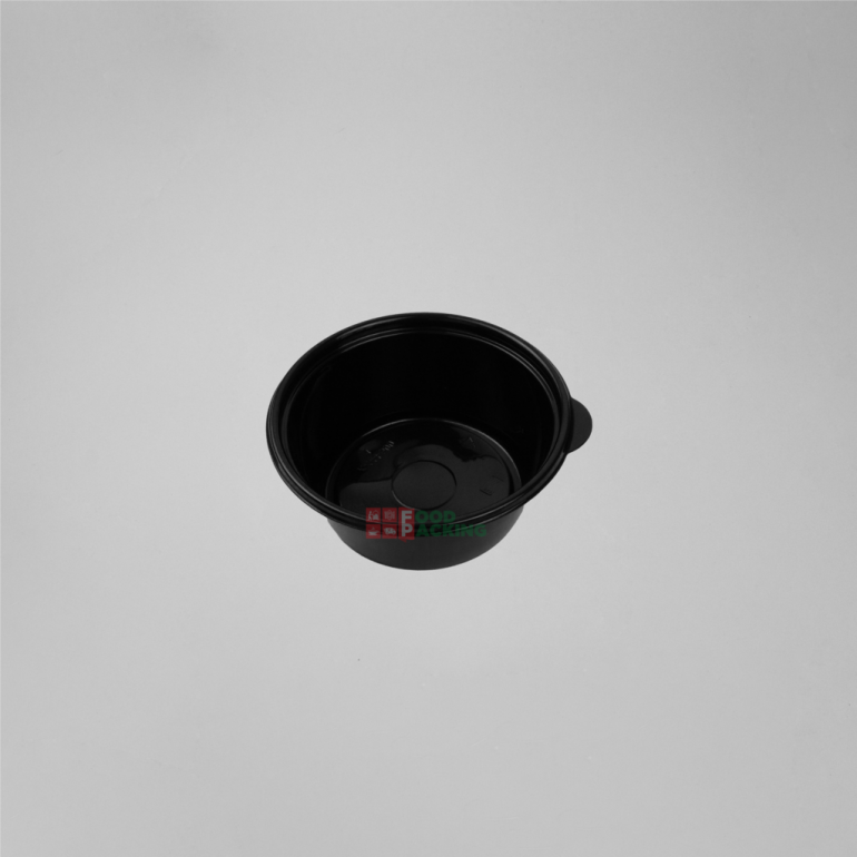 Black D 144 Container with lid (500 ml)