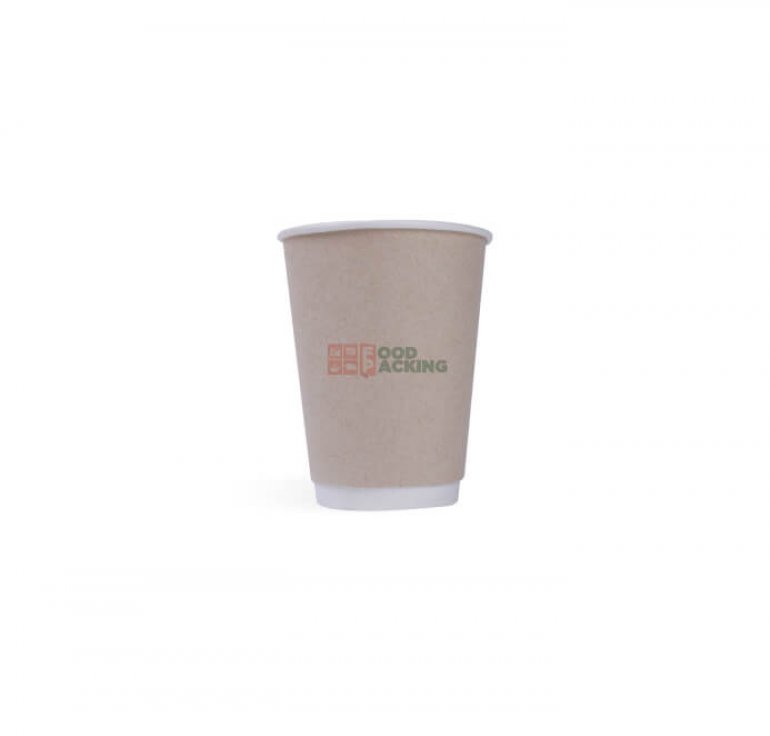 12 OZ Kraft Double Wall Paper Cup 300 ml