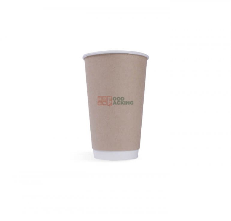 16 KRAFT DOUBLE WALL PAPER THERMO CUP 400 ml