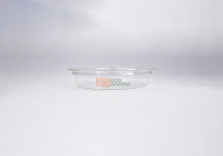 PET RC 712 Round Hinged Lid Container