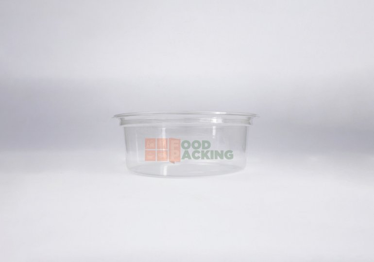 PET RC 732 Round Hinged Lid Container