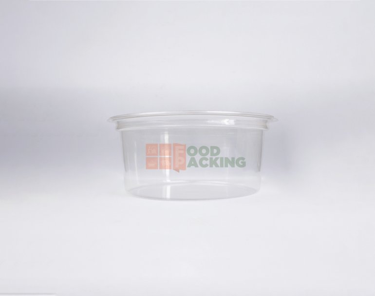 PET RC 740 Round Hinged Lid Container