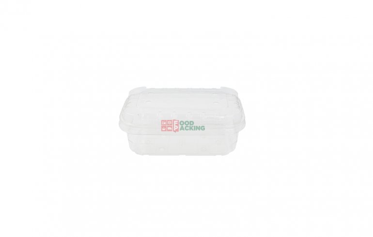 PET Transparent F400-500 fruit container with lid