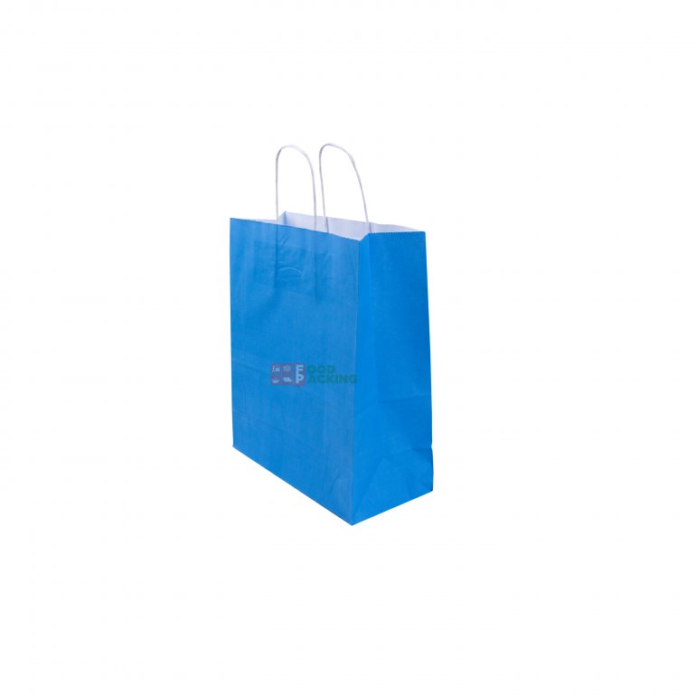 Blue Kraft Bag 250 mm x 310 mm x 120 mm