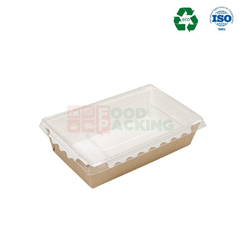 Opsalad - Kraft salad box 1000 ml (White)