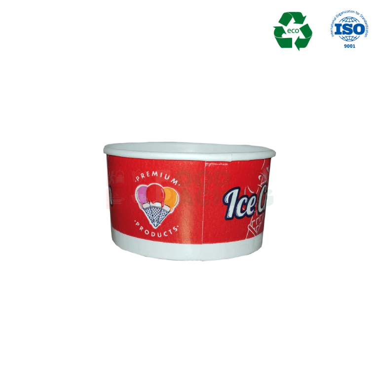 Cardboard Ice cream container 100 cc