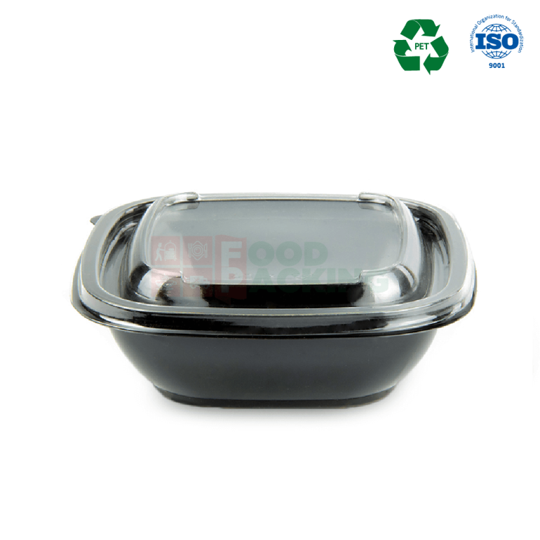 SPK 1616 Konteyner və qapağı 375 ml (Qara)