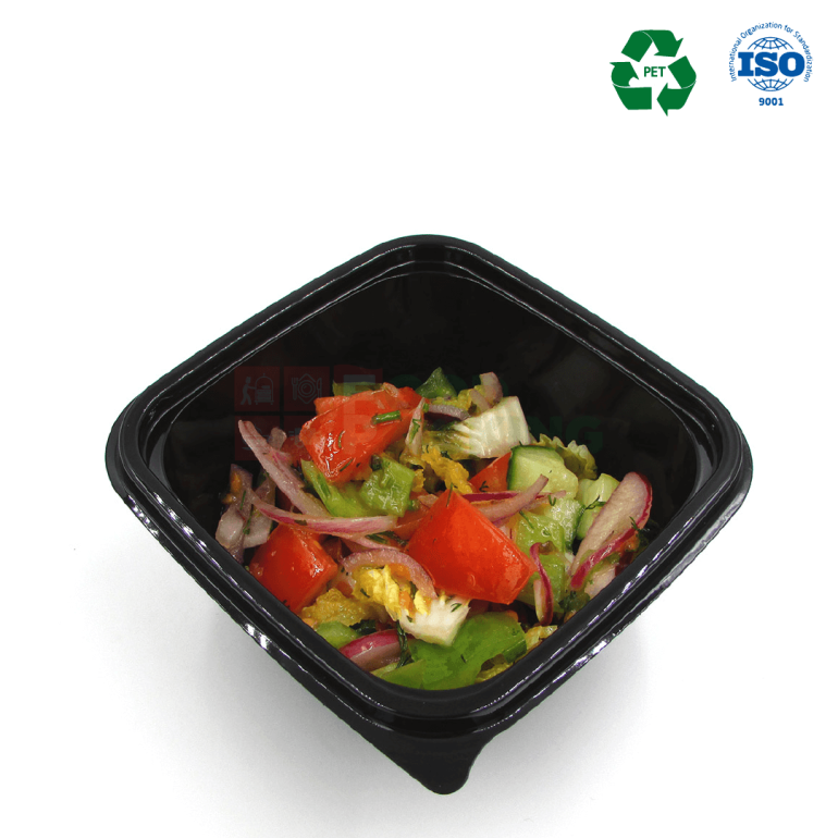 SPK 1616 Container with lid 500 ml (Black)