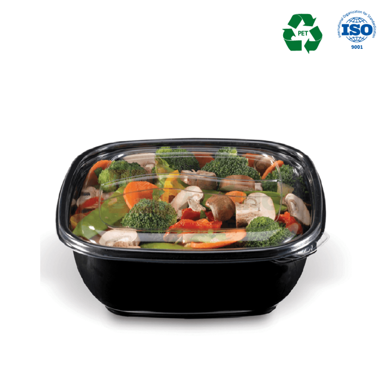 SPK 1616 Konteyner və qapağı 875 ml (Qara)