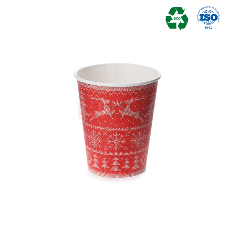 8 oz Soft-feel bir qatlı stəkan
