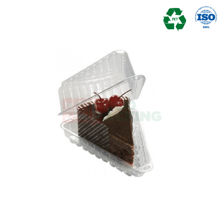 Triangle Shaped Cheesecake Container with Lid