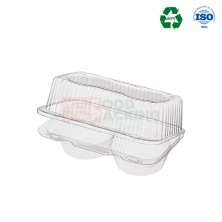 KMS  РК-1911/2  2pcs Muffin Container with Lid