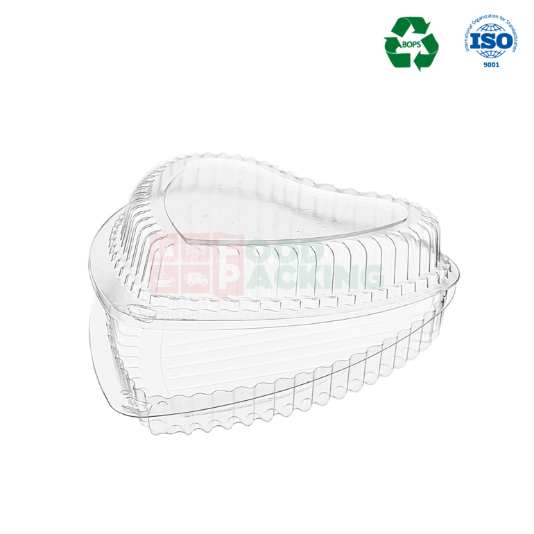 KMS ТС-276 Heart Shaped Dessert Container with Lid