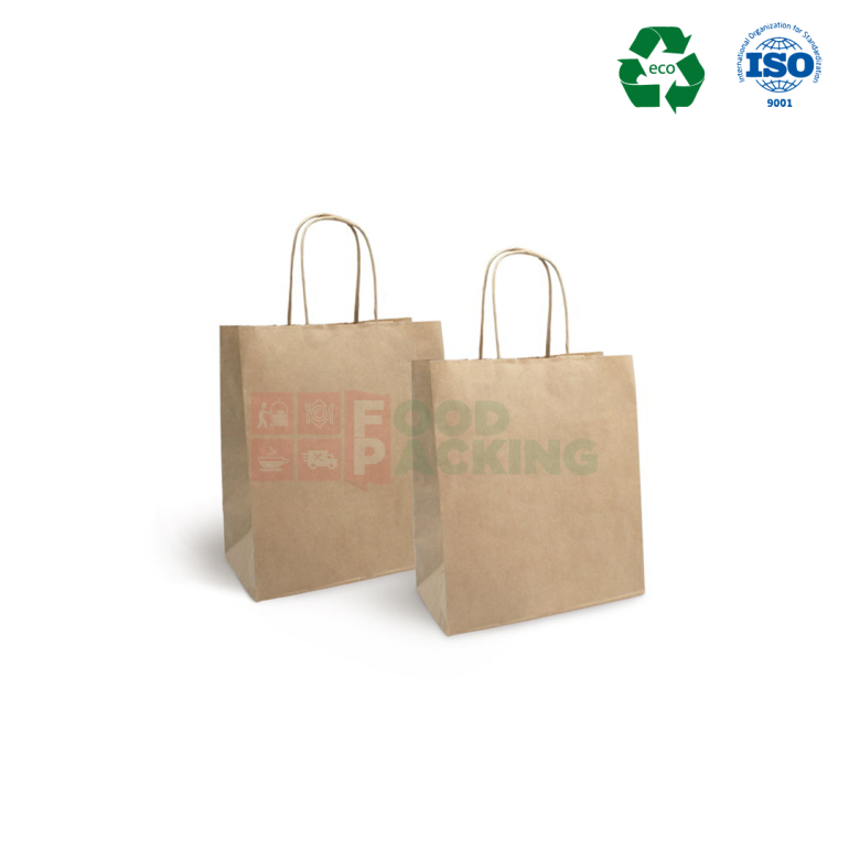 Burğu saplı kraft paket 220 mm x 110 mm x 290 mm