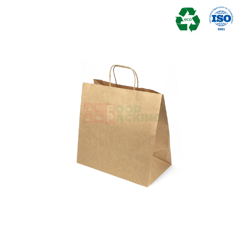 Twisted handle Kraft bag  350 mm x 150 mm x 450 mm