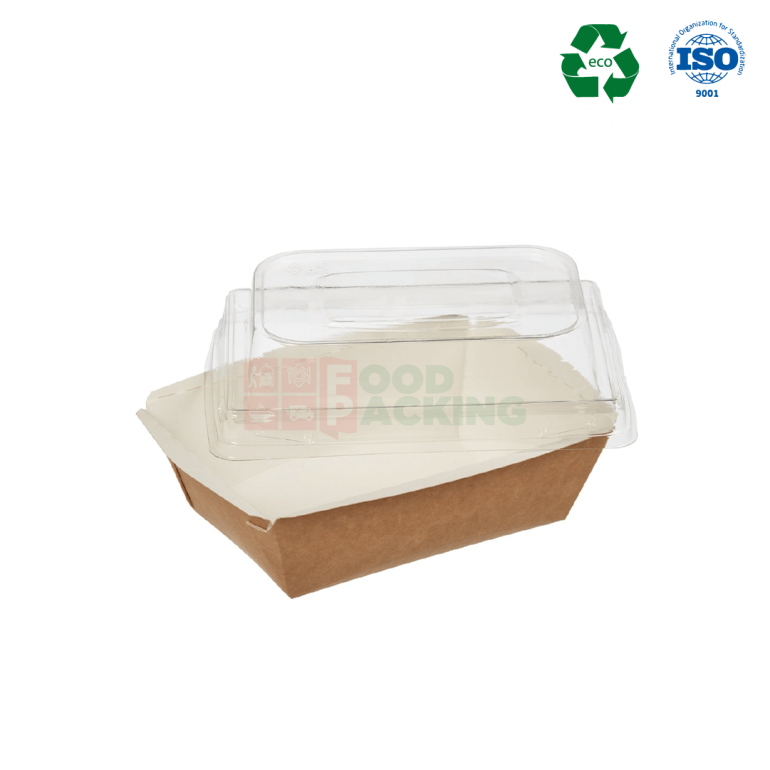 Crystal Box with Dome Lid 400 ml (Kraft)