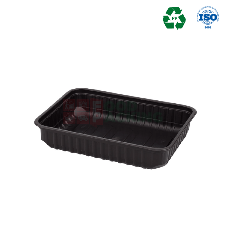 Black Microwave Safe 179 Container with lid 500 ml