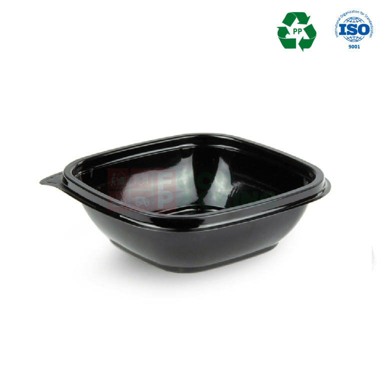 PP 1212 Container with lid 250 ml (Black)