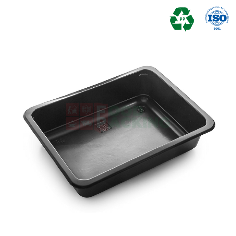 Container Lunch Box K-190 with lid (Black)