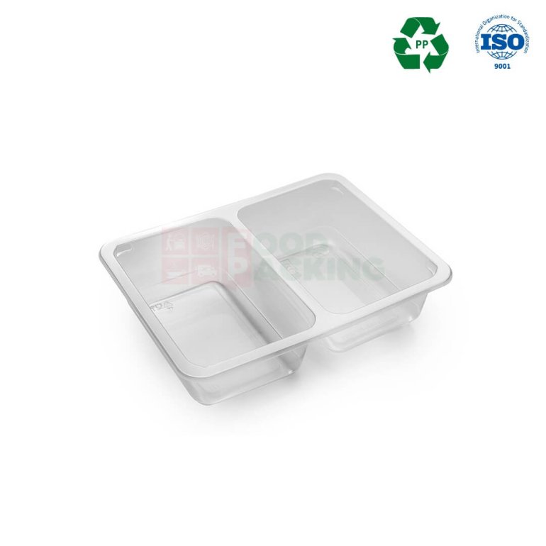 2 Section Lunch Box K-190 Container with lid