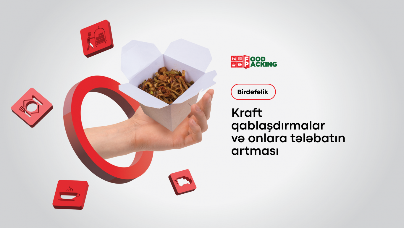 Birdəfəlik kraft qablaşdırmalar və onlara tələbatın artması.